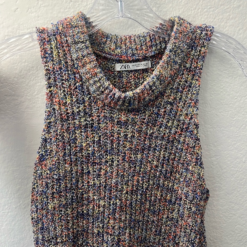 ZARA Multicolor Knit / Textured Tank